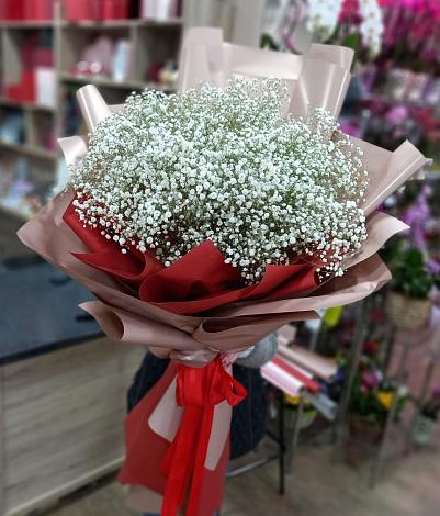 Букет цветов из: Гипсофила в Гехах